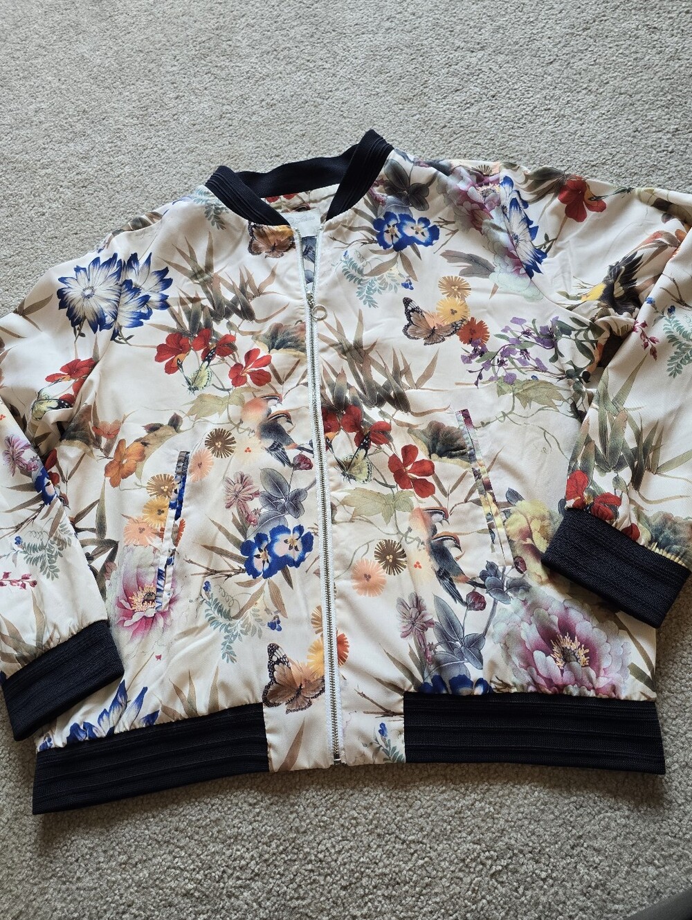 Suko Zip Lightweight Jacket Womens Size Large